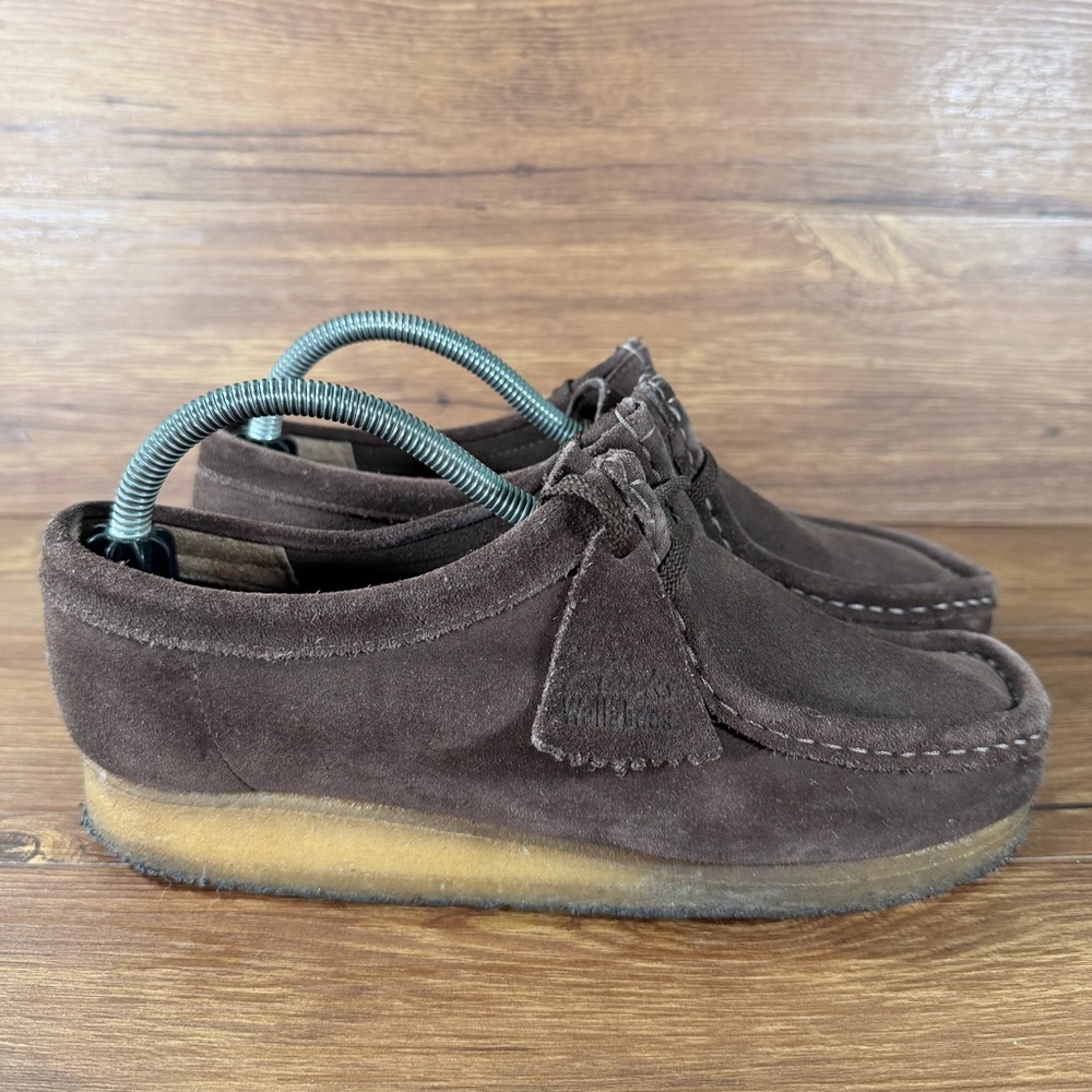 CLARKS Wallabee‎ Suede Oxfords Women’s Size 8.5 Shoes